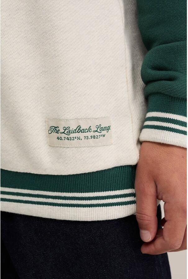 WE Fashion gemêleerde sweater donkergroen - Foto 2