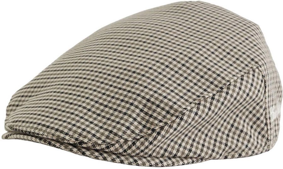 WE Fashion geruite flatcap beige