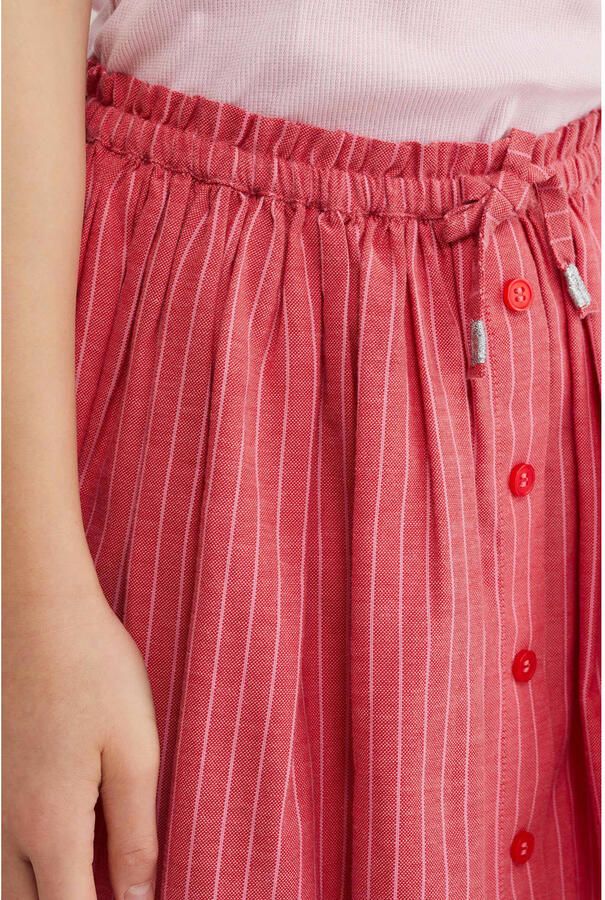 WE Fashion gestreepte A-lijn rok roze - Foto 2