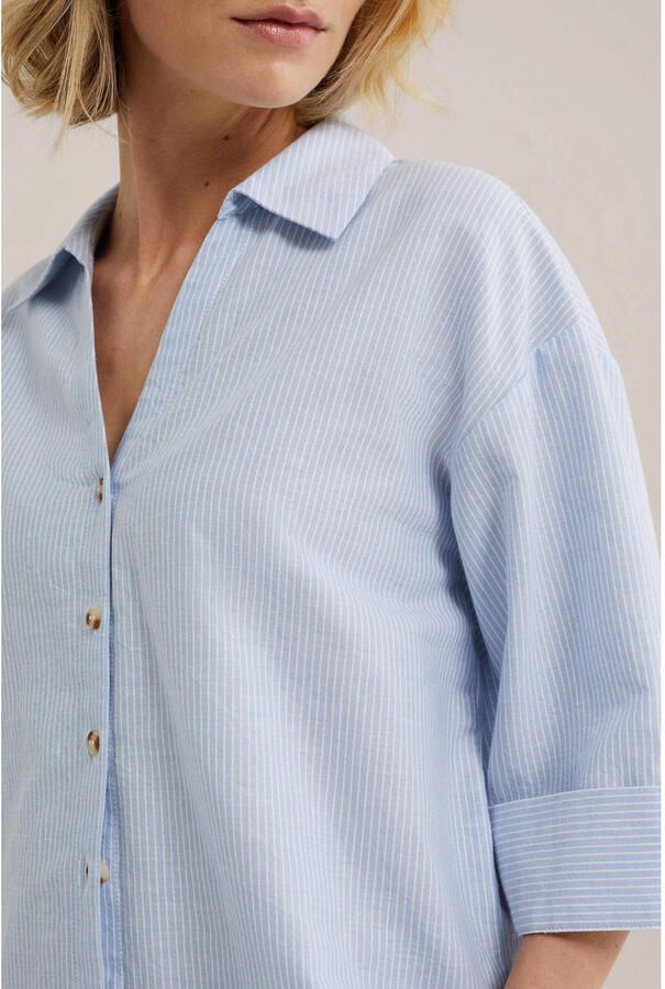 WE Fashion gestreepte blouse blauw - Foto 2