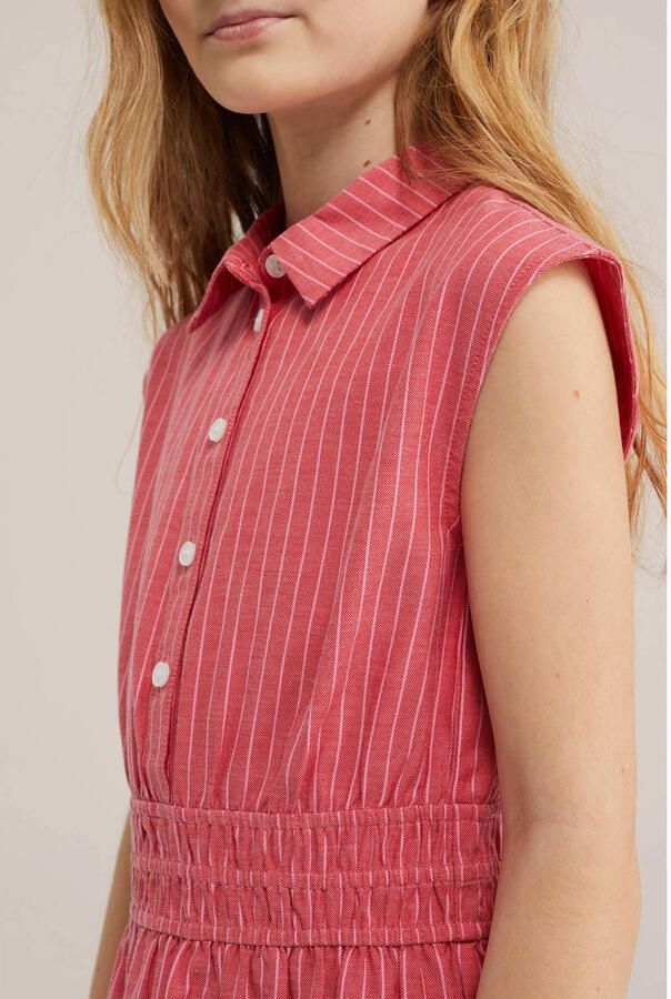 WE Fashion gestreepte blousejurk roze - Foto 2