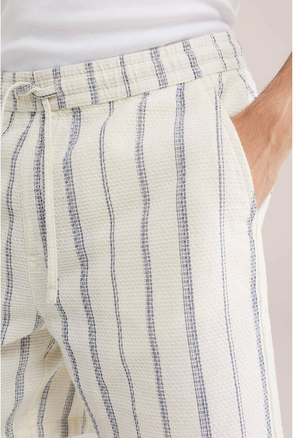 WE Fashion gestreepte casual short ecru - Foto 2