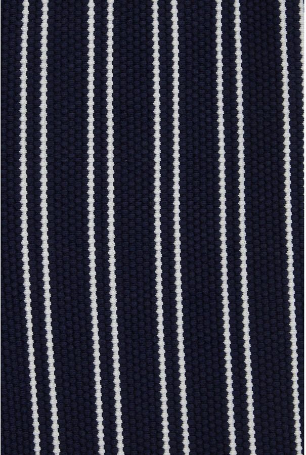 WE Fashion gestreepte flared broek donkerblauw - Foto 2