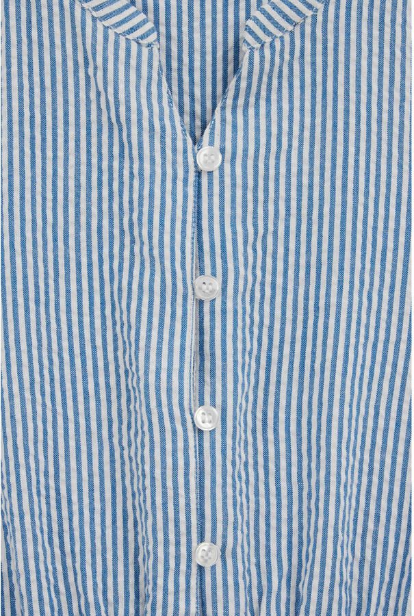 WE Fashion gestreepte korte jurk blauw - Foto 2