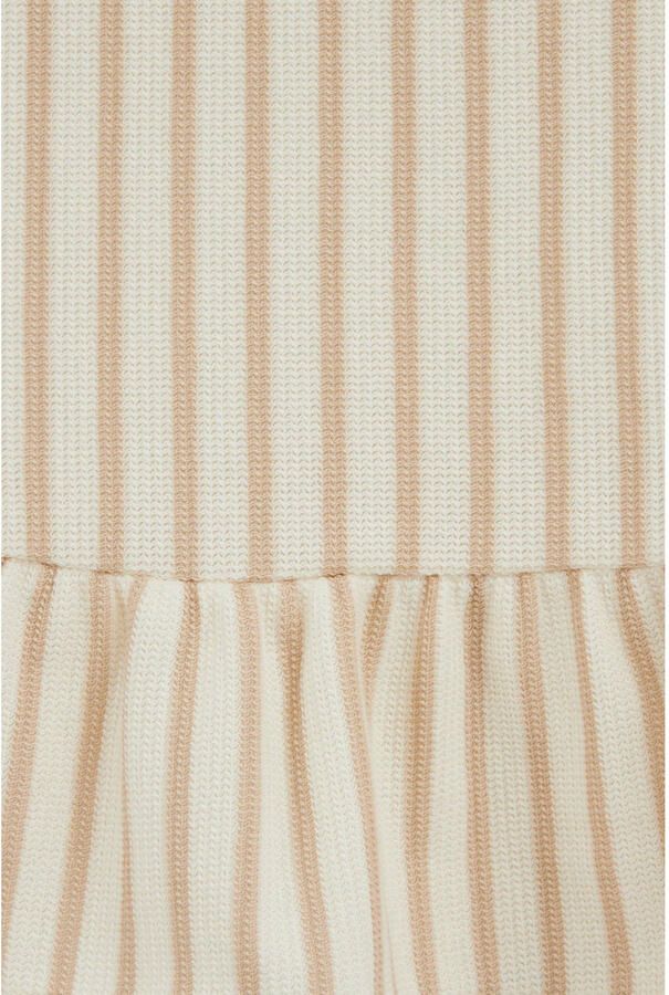 WE Fashion gestreepte mouwloze top rib gebreid zand - Foto 2