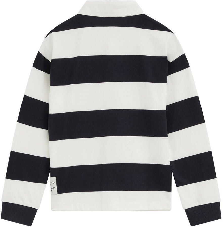 WE Fashion gestreepte polo donkerblauw - Foto 2