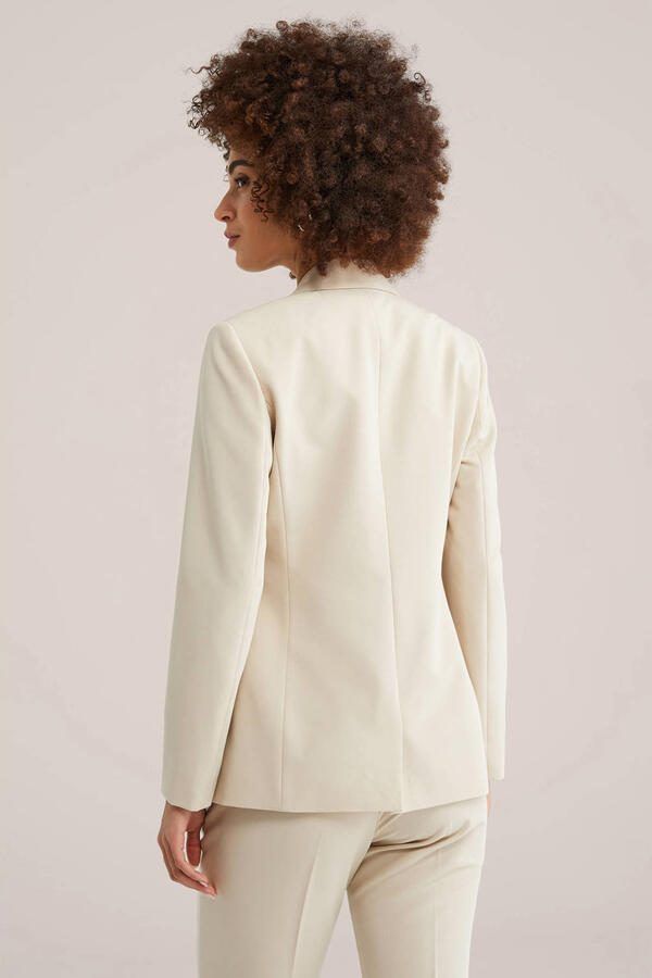 WE Fashion getailleerde blazer beige - Foto 2