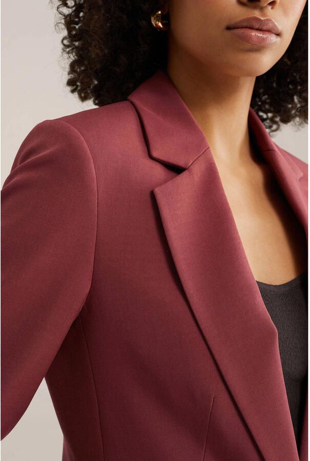 WE Fashion getailleerde blazer rood - Foto 2