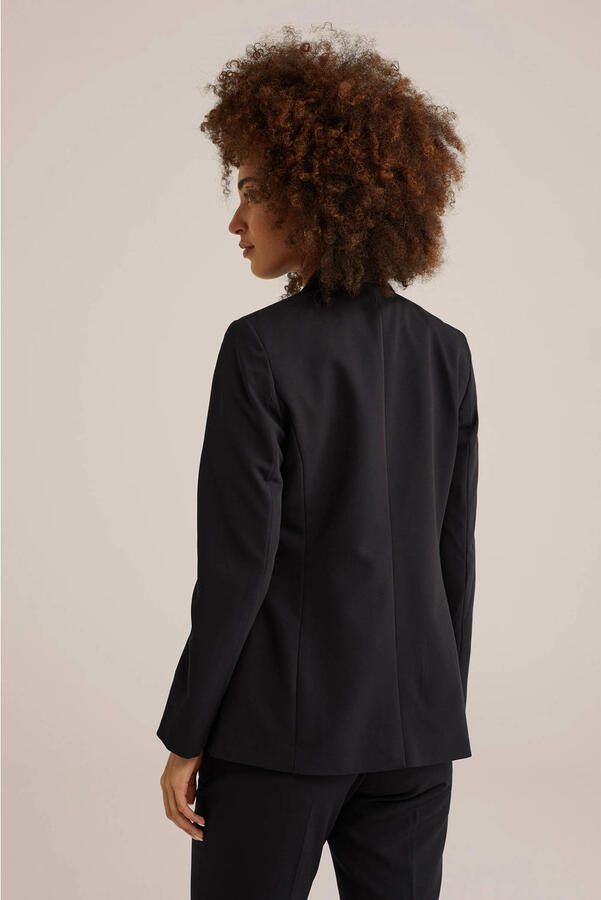 WE Fashion getailleerde blazer zwart - Foto 2