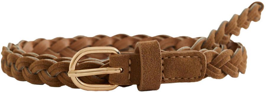 WE Fashion gevlochten riem bruin