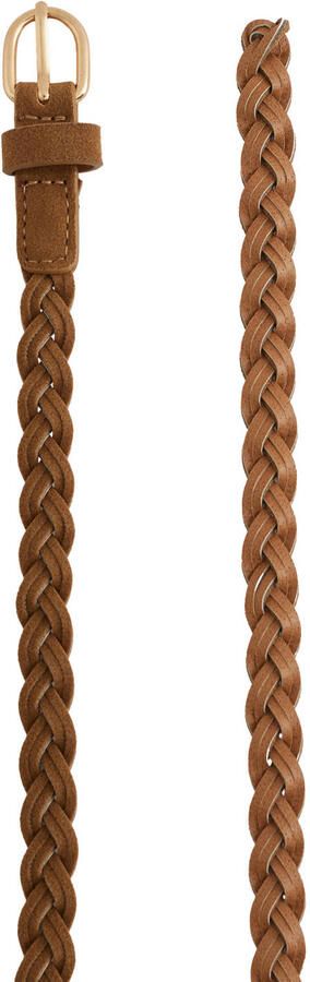 WE Fashion gevlochten riem bruin - Foto 2