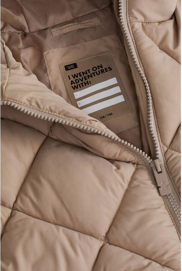 WE Fashion gewatteerde jas beige - Foto 2