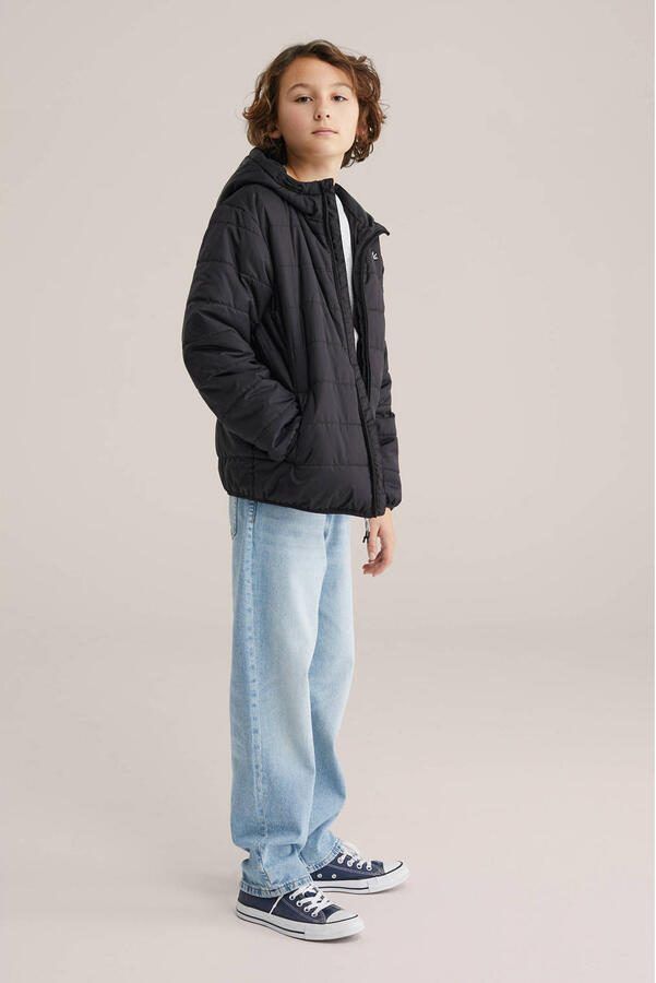 WE Fashion gewatteerde jas zwart
