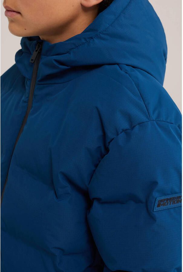 WE Fashion gewatteerde winterjas blauw - Foto 2