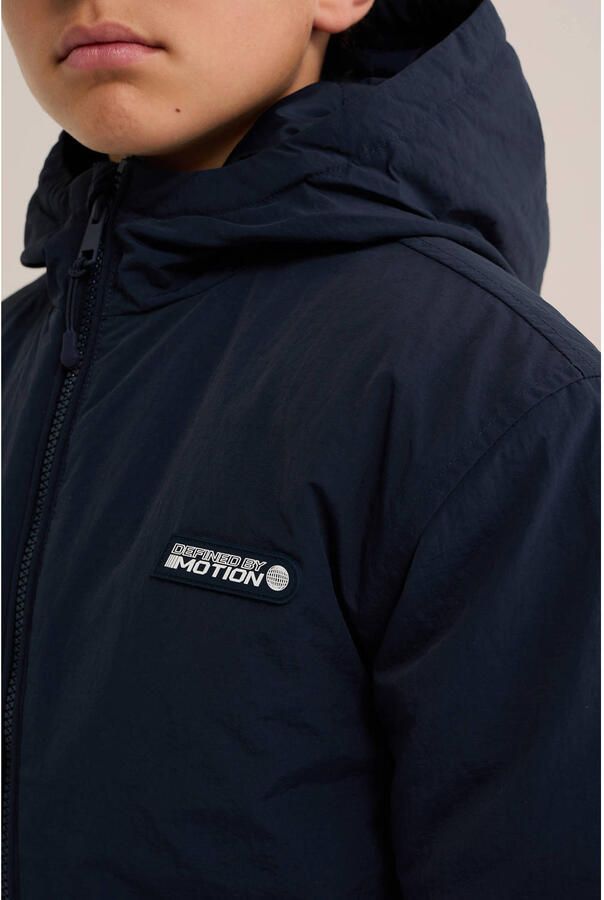 WE Fashion gewatteerde winterjas donkerblauw - Foto 2