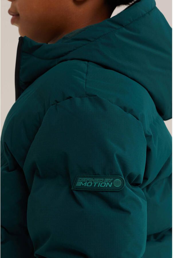 WE Fashion gewatteerde winterjas petrol - Foto 2