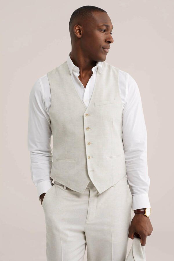 WE Fashion gilet beige