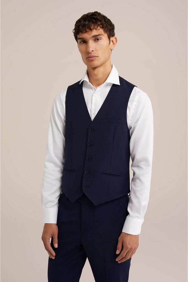 WE Fashion gilet donkerblauw - Foto 3