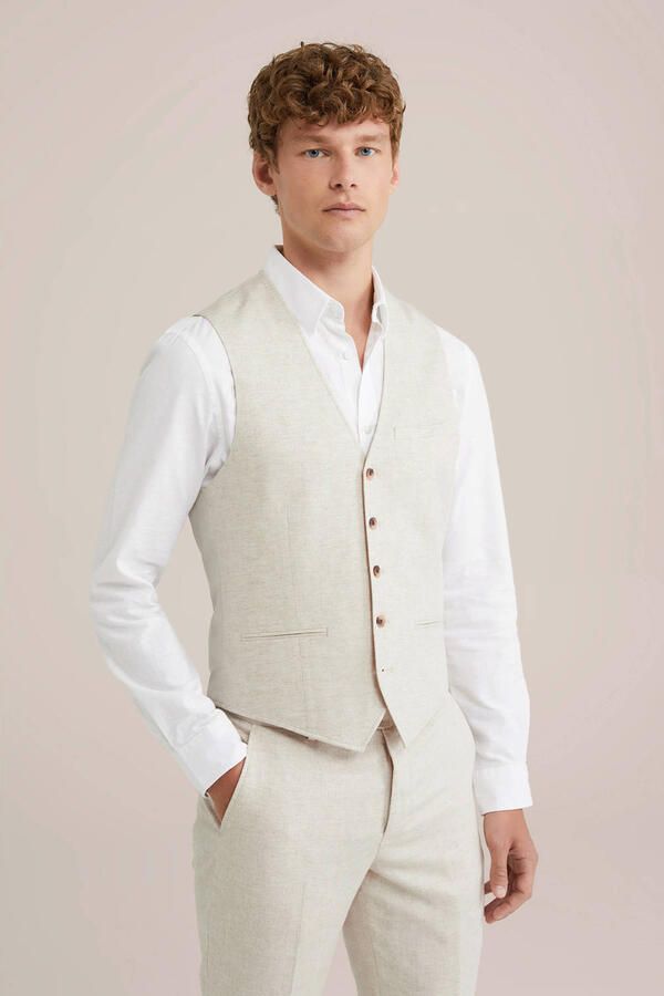 WE Fashion gilet ecru
