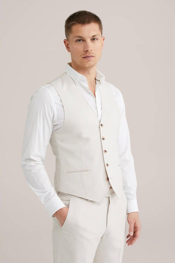 WE Fashion gilet ecru
