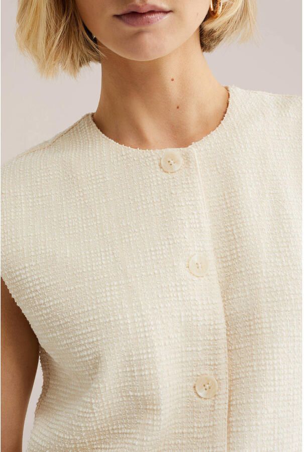 WE Fashion gilet ecru - Foto 2