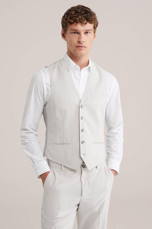 WE Fashion gilet grijs