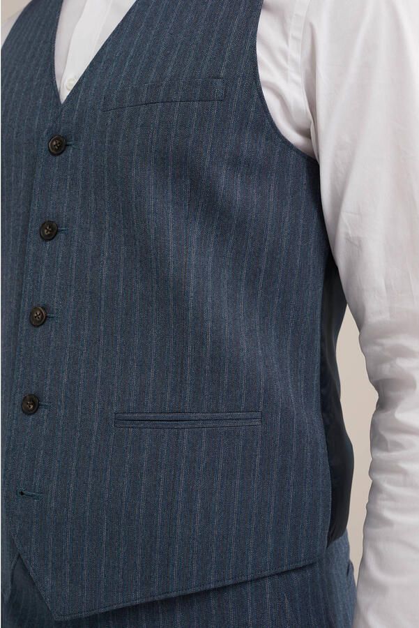 WE Fashion gilet grijsblauw - Foto 2