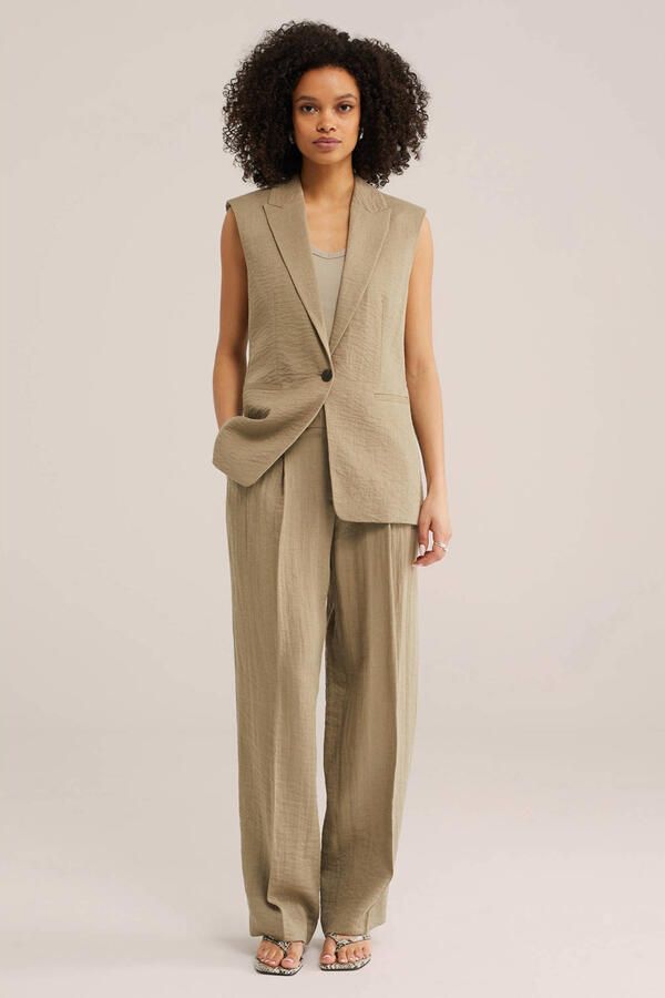 WE Fashion gilet grijsbruin - Foto 3