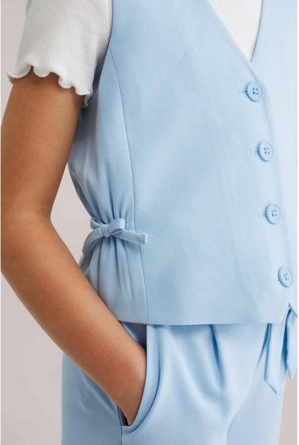 WE Fashion gilet lichtblauw - Foto 3