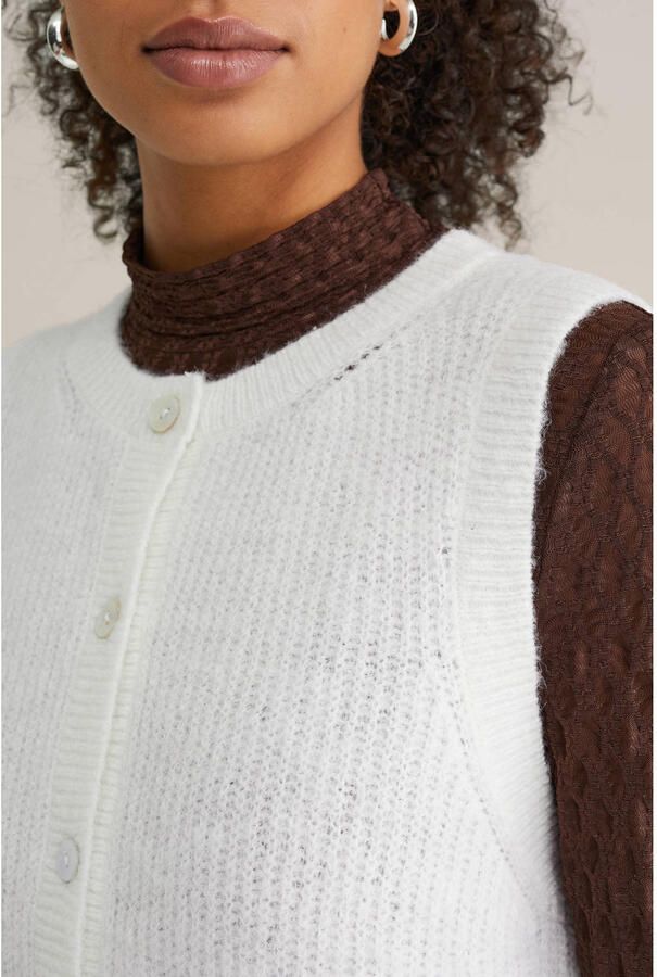 WE Fashion gilet wit - Foto 2