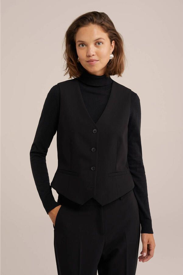 WE Fashion gilet zwart