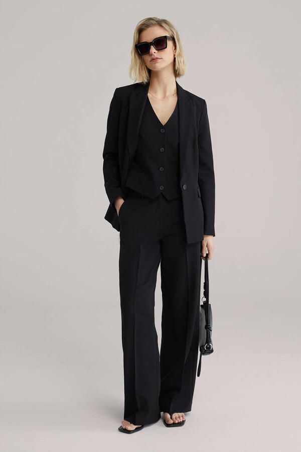 WE Fashion gilet zwart - Foto 2