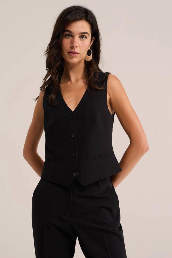 WE Fashion gilet zwart - Foto 2