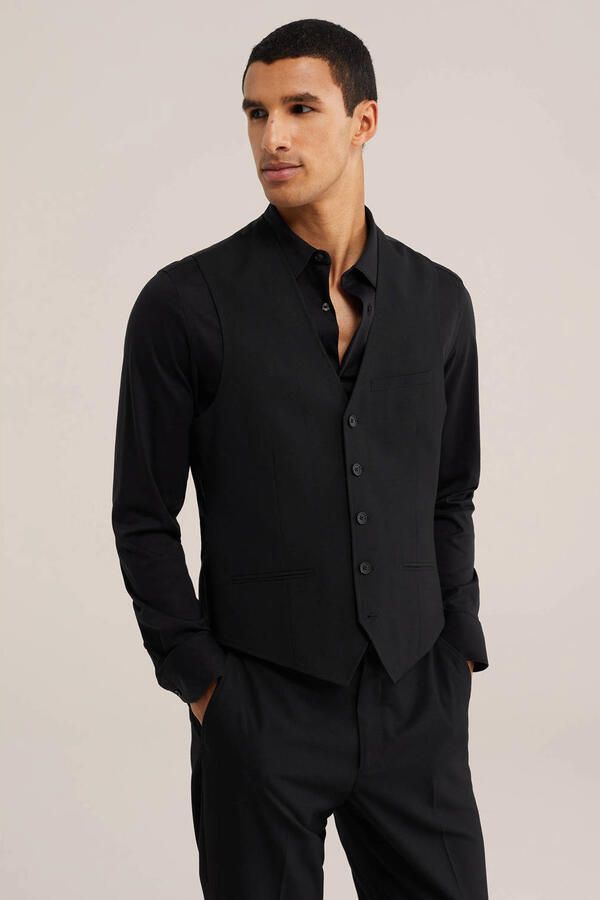 WE Fashion gilet zwart