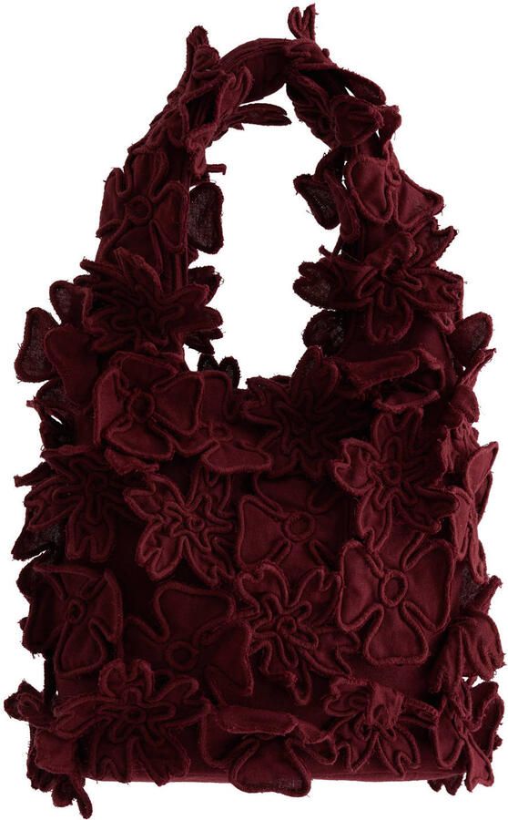 WE Fashion handtas donkerrood