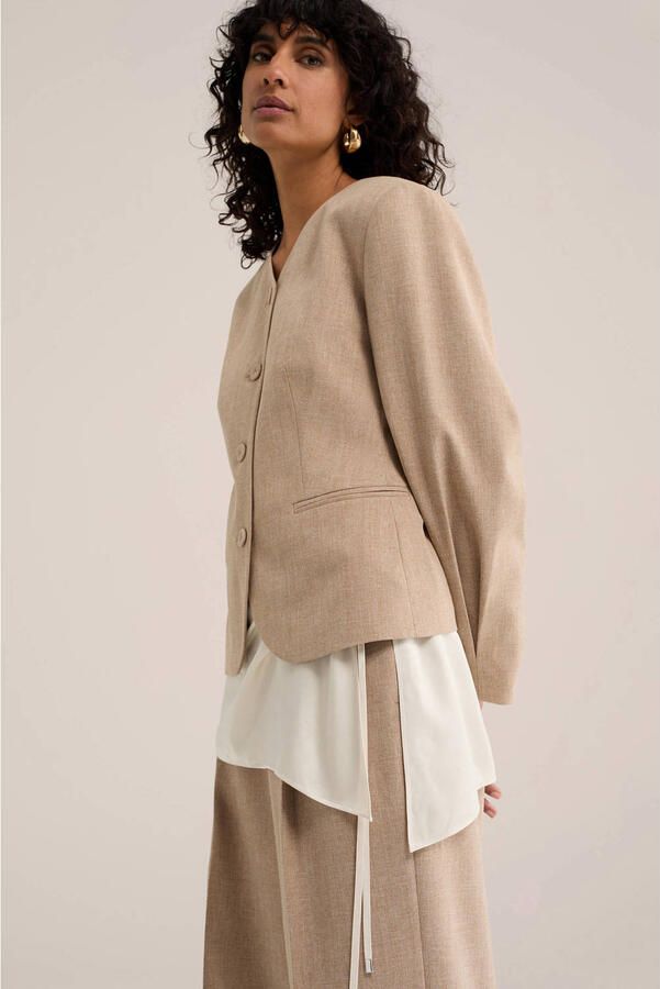 WE Fashion heupsjaal ecru - Foto 3