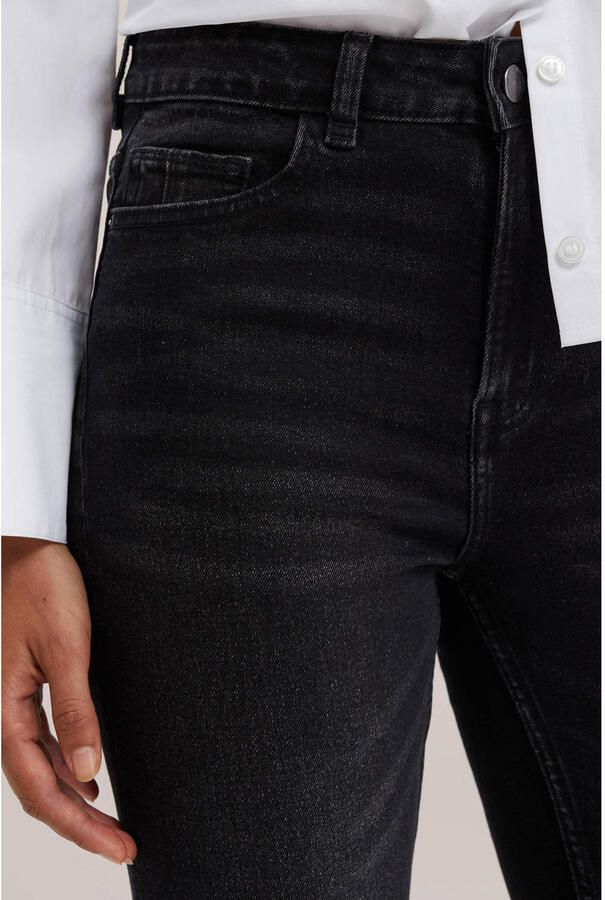 WE Fashion Blue Ridge high waist regular fit jeans zwart - Foto 2