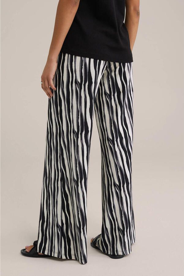 WE Fashion high waist casual broek zwart - Foto 3