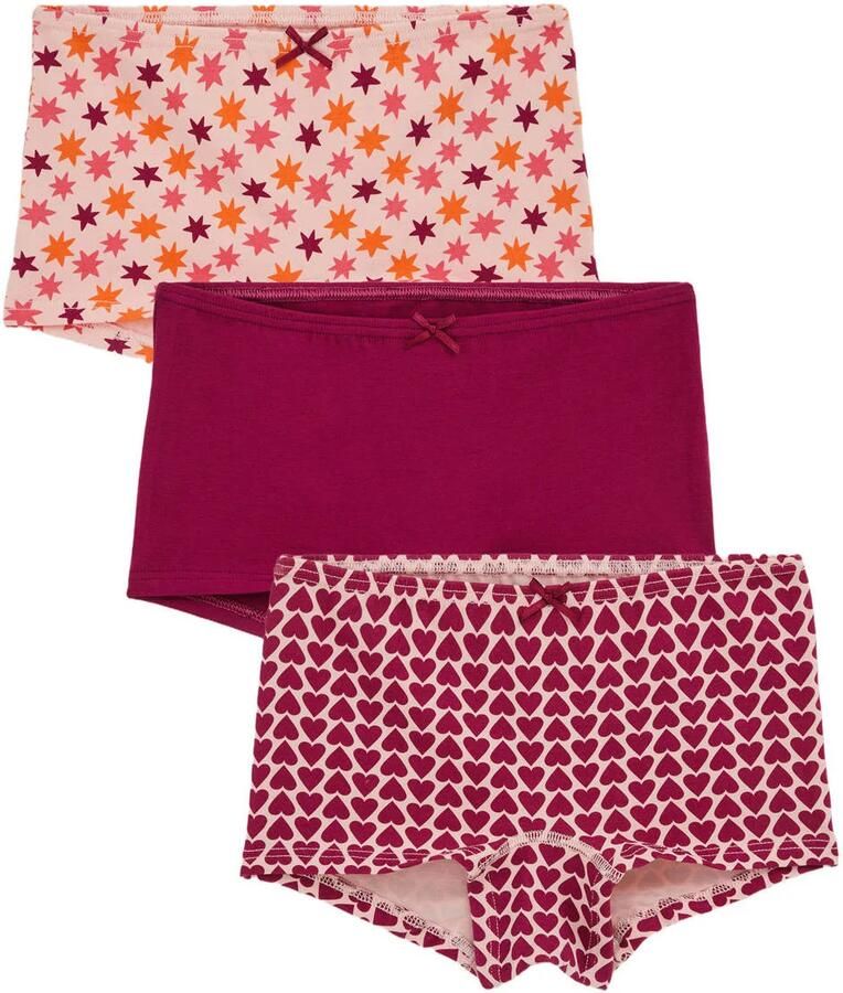 WE Fashion hipster met hartjes roze