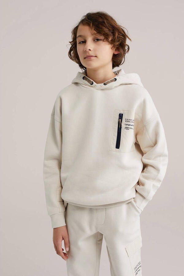 WE Fashion hoodie beige