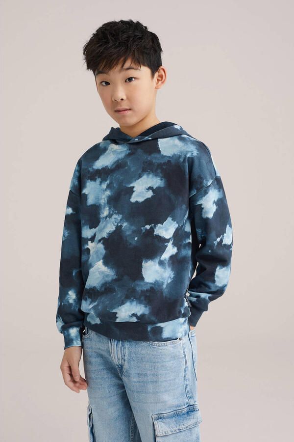 WE Fashion hoodie blauw