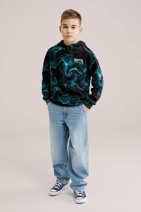 WE Fashion hoodie groen