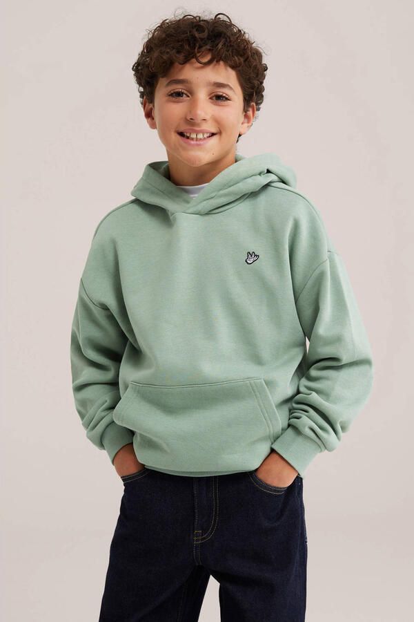WE Fashion hoodie lichtgroen