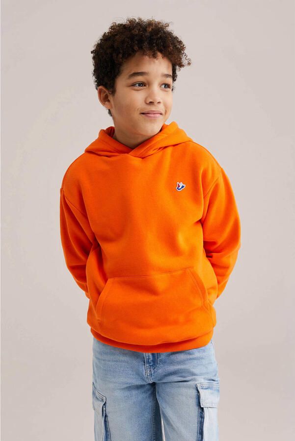 WE Fashion hoodie oranje