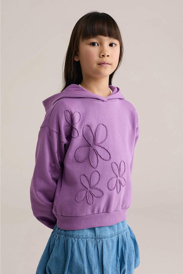 WE Fashion hoodie paars