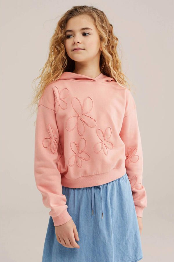 WE Fashion hoodie zalm