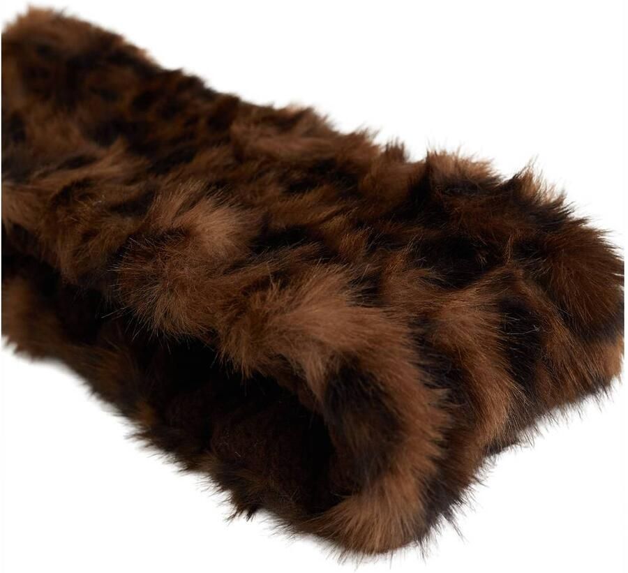 WE Fashion hoofdband met dierenprint bruin Meisjes Polyester Dierenprint - Foto 2