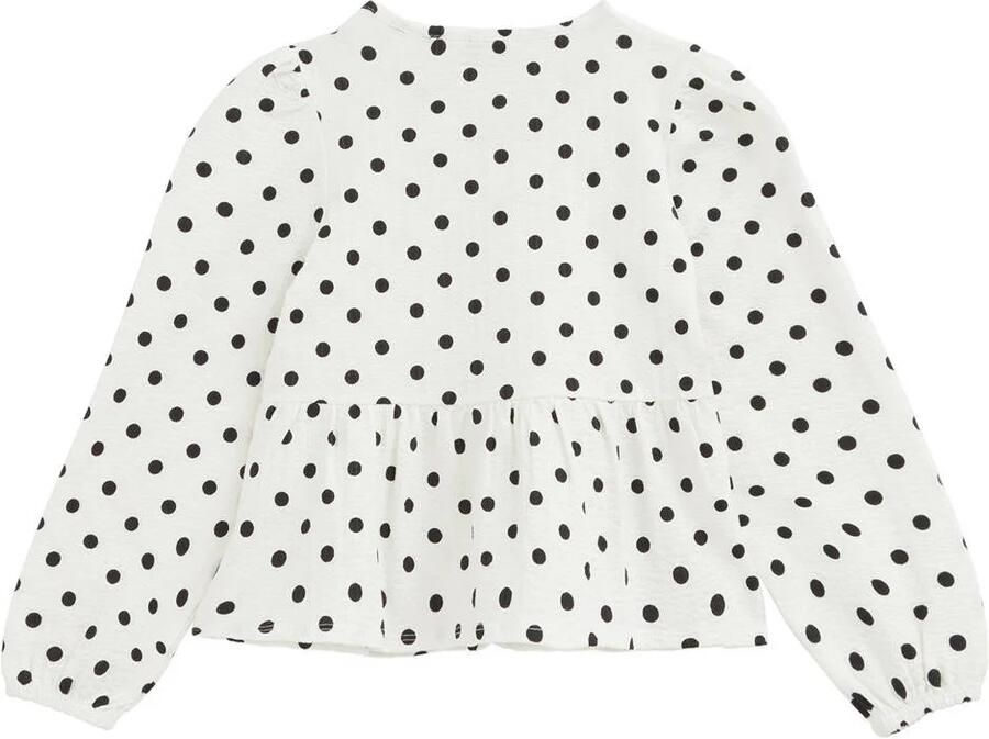 WE Fashion blouse wit zwart - Foto 2