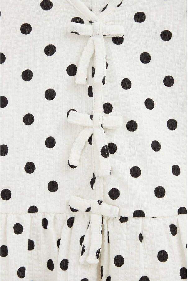 WE Fashion blouse wit zwart - Foto 3