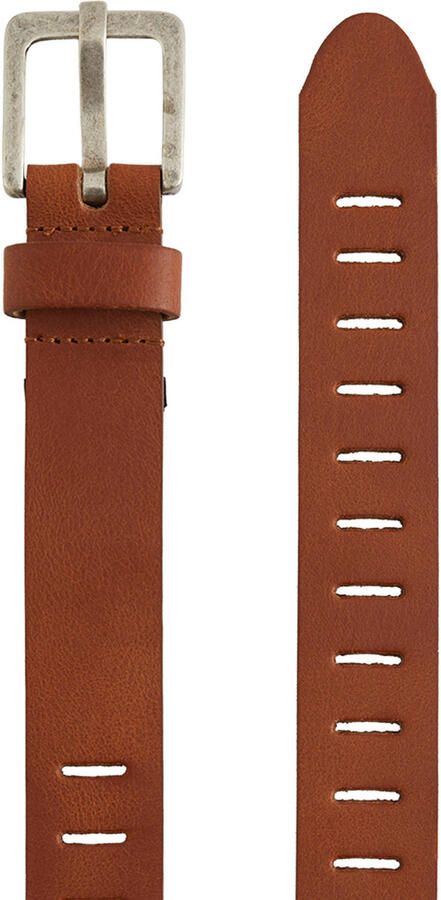 WE Fashion imitatieleren riem cognac - Foto 2